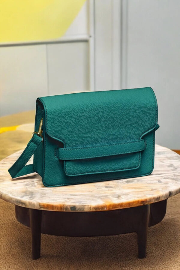 Sac à bandoulière vert canard