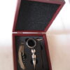 COFFRET EN BOIS, SET SOMMELIER